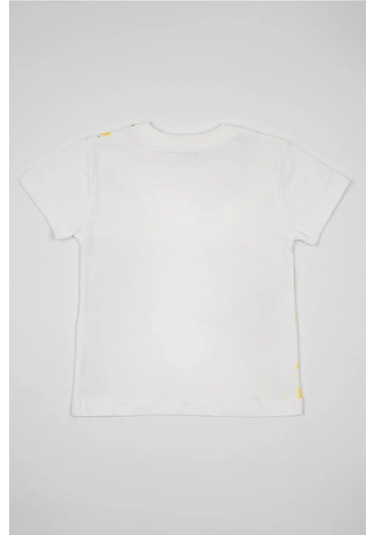 Kız Çocuk Beyaz Monna Rosa Milano Yazılı Tişört Beyaz