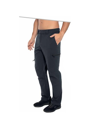 Crozwise Erkek Düz Outdoor Pantolon 2229 Antrasit