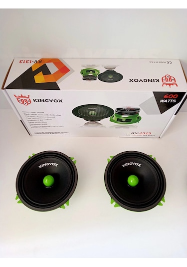 Kingvox 13cm Midrange - 700w Kurşun Göbek , Kingvox Kv-1313 Midrange Hoparlör 13cm