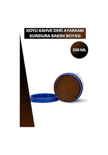 Bağcık + Nuri Leflef Deri Ayakkabı Kundura Bakım Boyası 200 Ml Set 001