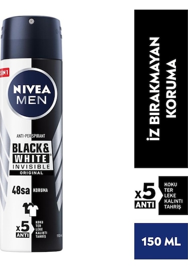 Nivea Deo Sprey 150 ML Invisible Erkek