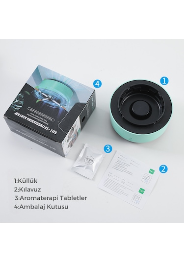 Altron Oto-oda Sigara Kokusu Ve Duman Giderici Hava Temizleyici A