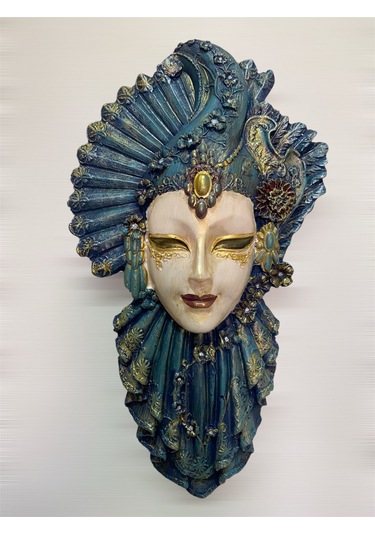 Dekoratif Özel Tasarım Venedik Duvar Maskesi - 1