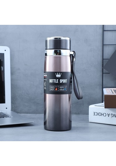 Ykd Store Taşınabilir Paslanmaz Çelik Kettle 1000ml - Dış Mekan Klasik Kahve Demleme Gri 1 L Gri
