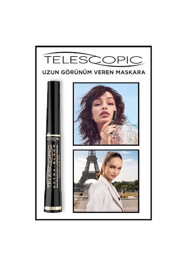 L'Oreal Paris Telescopic Carbon Black Maskara Siyah