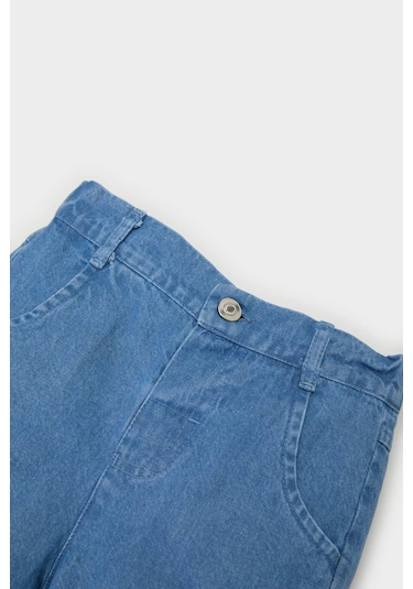 DeFacto Erkek Bebek Jean Şort E8258A525SMBE394 Mavi