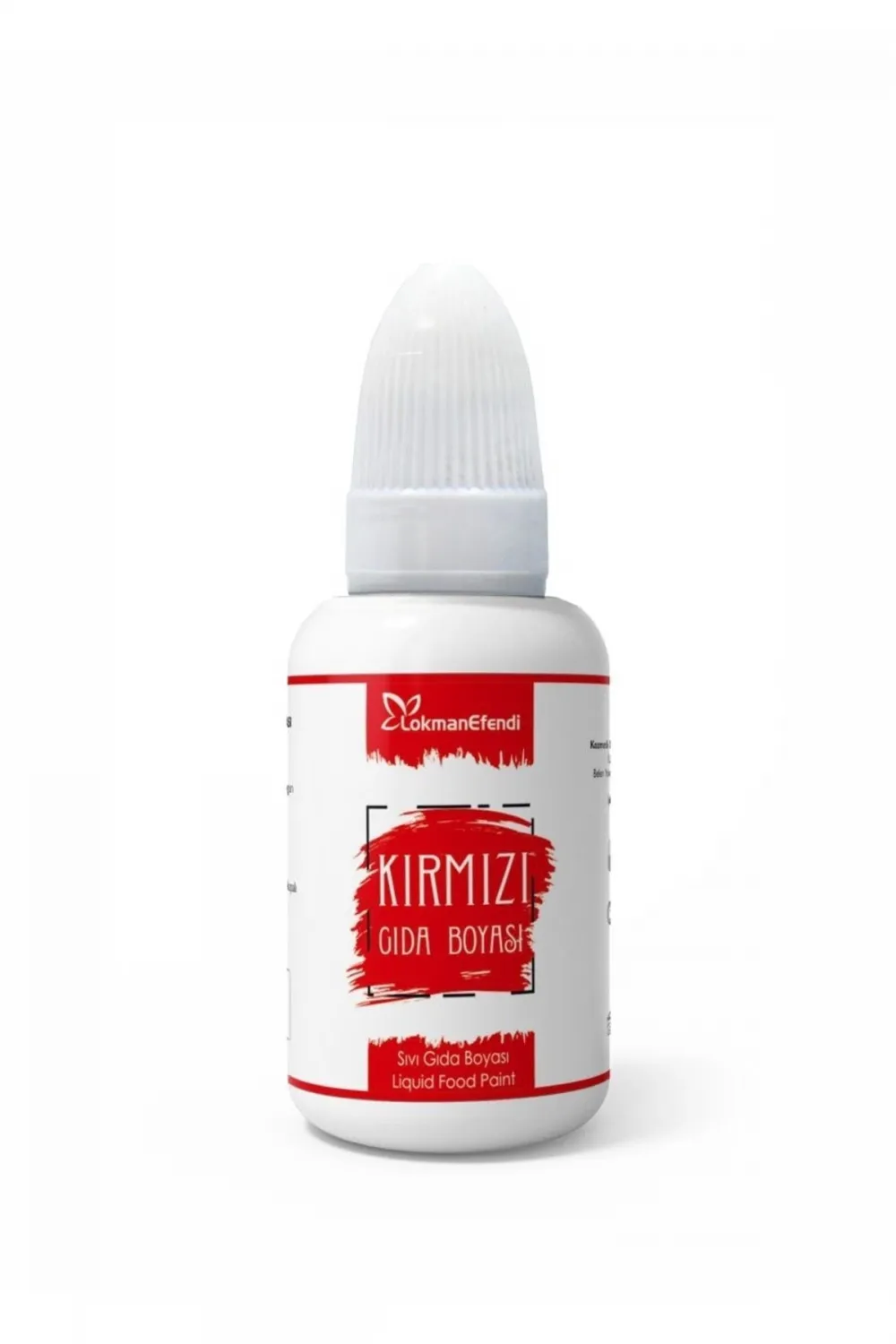 Lokman Efendi Kırmızı Renk Sıvı Gıda Boyası 25 Ml