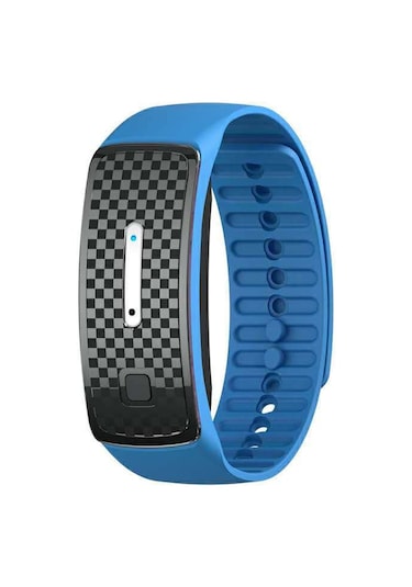 Aubyhe Siyah Yazlık Akıllı Ultrasonik Uyku Koruyucu Sivilce Kovucu Silikon Bileklik - Dış Mekan İçin Kol Saati