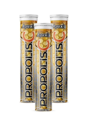 Propolis Vit C 1000 Mg Zinc 20 Efervesan Tablet 3 Adet