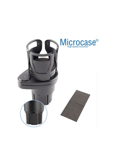 2in1 Fonksiyonel Araç İçi Bardak İçecek Tutucu Çift Kupa - AL3478