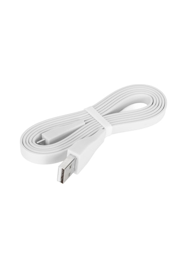 Kangvka Logitech Ue Wonderboom/boom/megaboom İçin 1.2m Mikro Usb Şarj Kablosu - Dayanıklı Pvc Malzeme İle Hızlı Ve Sabit Şarj Beyaz