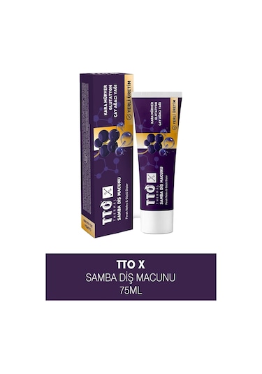 Tto X Kara Mürverli Diş Macunu 75 Ml