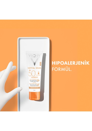 Vichy İdeal Soleil Anti-Taches Anti-Dark Spots 3 In 1 Güneş Kremi SPF50+ 50 ML
