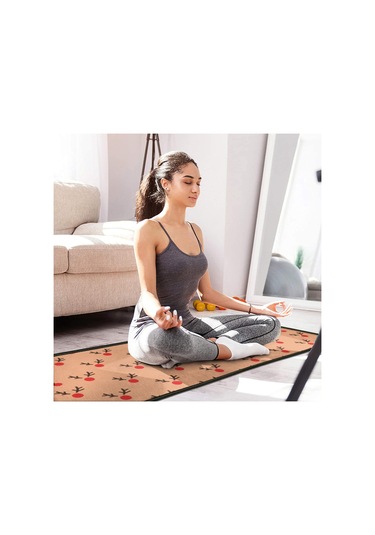 Noel Desenli 2'li Mutfak Matı, Anti-yorgunluk, Yastıklı Ve Kaymaz, Mutfak Ve Ofis İçin Noel Geyik Burunu