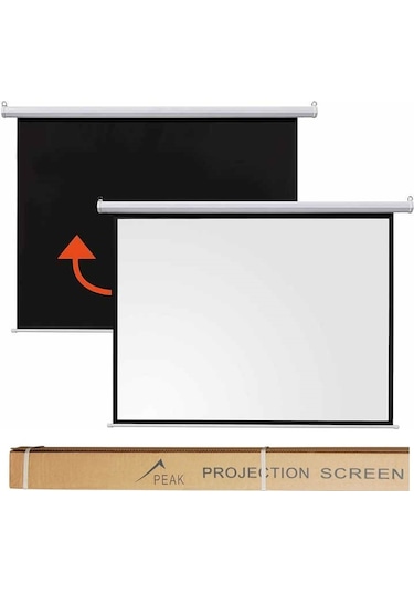 Peak M200 400x300 CM Motorlu Kumandalı Projeksiyon Perdesi