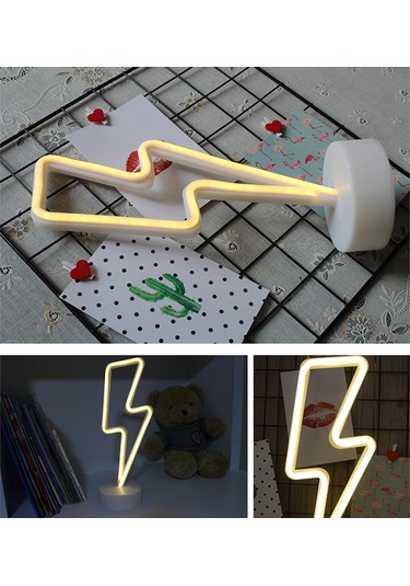 Vkemall Ay Işığı Şeklinde Usb Ve Pil İle Çalışan Dekoratif Led Gece Lambası Diğer