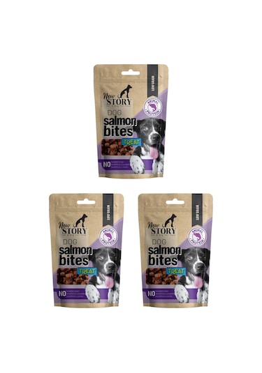 Dog Salmon Bites 3x80gr. Somonlu, Köpek Ödül Maması