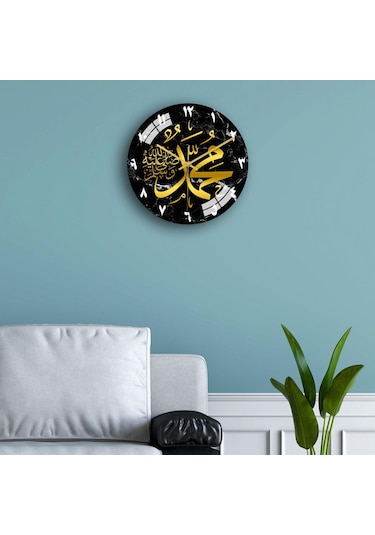 Suntek 12 "akrilik İslami Duvar Saati Müslüman Oturma Odası Diğer