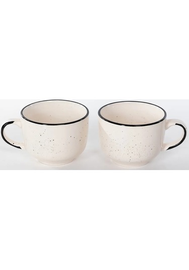 Olaff Lux Çorba Fincanı 2'li Set 500 Ml 290765750 Beyaz