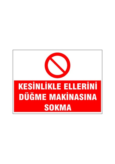 Dönen Millere Kayışlara Dişlilere Yaklaşma, İsg Uyarı Levhası