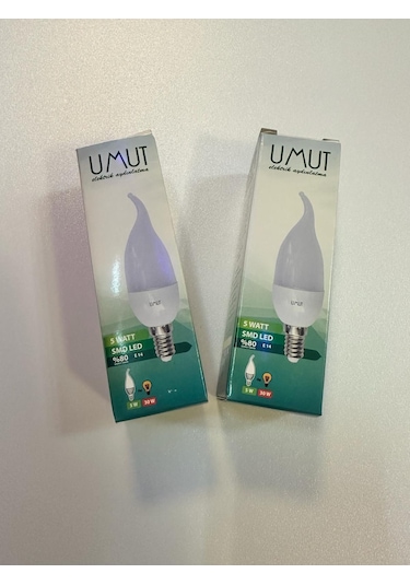 5w E14 Kıvrık Buji G.ışığı Led 2 Adet
