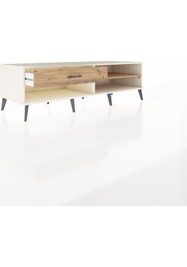 Kronos Tv Ünitesi Tek Raflı Tek Çekmeceli 176x59x51 Aytaşı-çam/çam Atlas Çam/atlas Çam