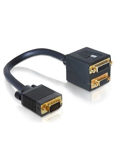 Ttaf Vga Erkek-vga Dişi+ Dvı Dişi Pasif Çevirici