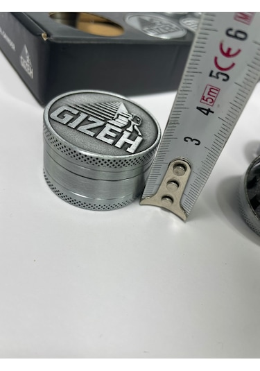 Gizeh Full metal 3parça Tutun Parçalıyıcı- Orjinal Ürün//40mm