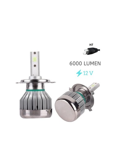Space Led Far Ampulü H7-3500lmx2-30w-12v Buz Mavisi / Laam702 Renkli