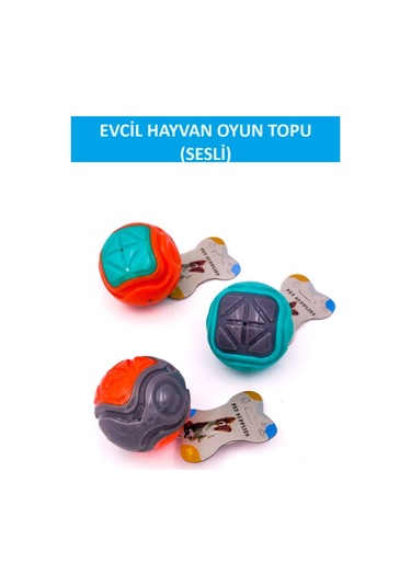 Zetconcept Sesli Köpek Topu Kendinden Sesli Köpek Oyuncağı