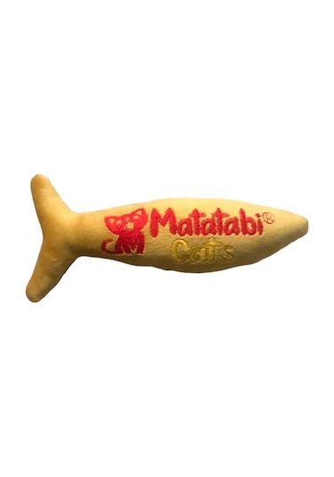 Matatabi Cats Jr.Fish Sesli Peluş Matatabi İçerikli Kedi Oyuncağı 20 CM