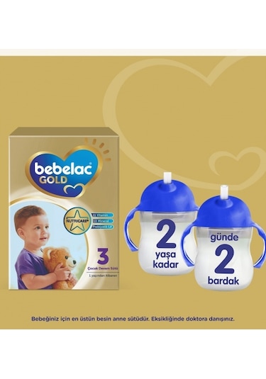 Bebelac Gold 3 Çocuk Devam Sütü 800 G 4 Adet