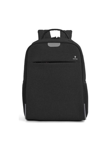 Willowhaven Orta Boy Siyah Günlük Sırt Çantası Oxford Kumaş Siyah