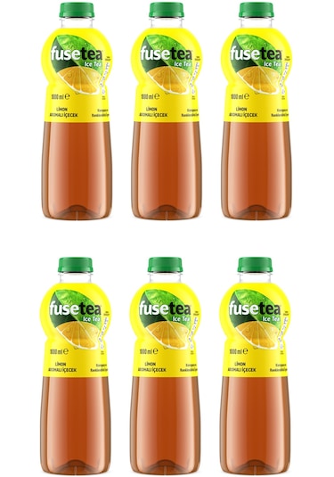 Fuse Tea Limon Aromalı Soğuk Çay 1 Lt X 6 Adet