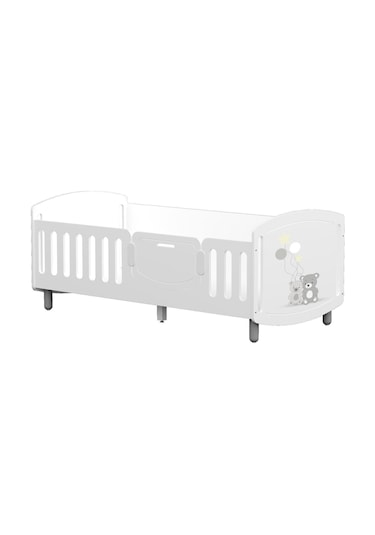 Meltem Kids Sweet Two Bear Montessori Karyola 90x190 cm + Yatak