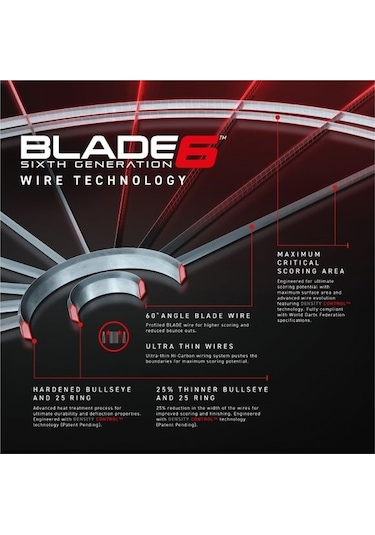 Winmau Blade 6 Dart Hedef Tahtası