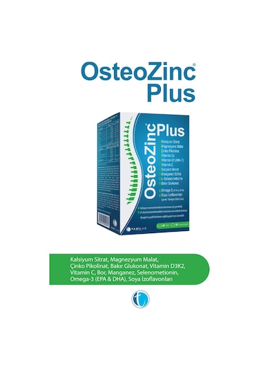 Osteozinc Plus 30 Yumuşak Kapsül + 60 Tablet
