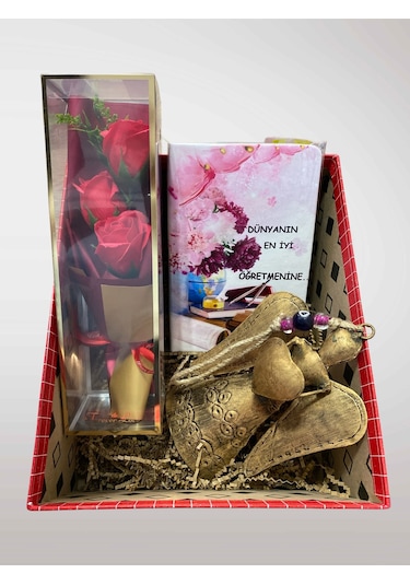 Öğretmen Günü Temalı Konsept Kutu Hediye Kutusu Kod:12