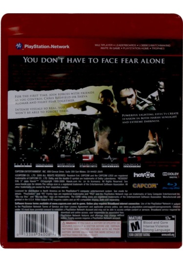 Resident Evil 5 PS3 Oyun