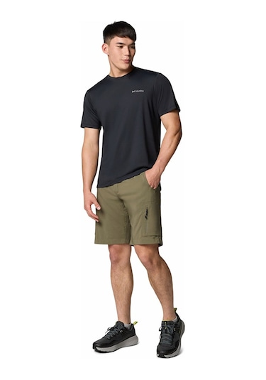 Columbia Ao1671 Tech Trail Utility Ss Crew Erkek T-shirt-33095 Siyah