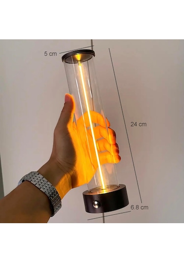 Monozone Manyetik Masa Lambası Abajur Şarjlı Modern Okuma Işığı
