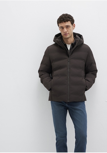 Mavi - Kahverengi Ceket 0110652-70219 Kahverengi