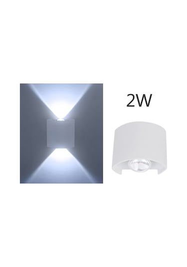 Geeksen Modern Led Duvar Aydınlatma - Yatak Odası, Koridor Ve Balkonlar İçin Şık Ve Güvenli Aydınlatma Çözümü Beyaz