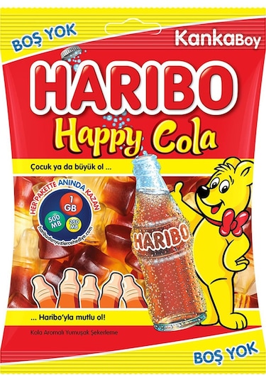 Haribo Altın Ayıcık ve Happy Cola Şekerleme 20 x 80 G