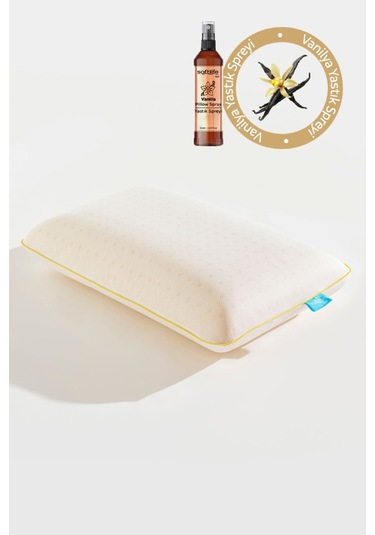 Aroma Terapi Vanilya Visco Yastık Ve Yastık Spreyi Beyaz