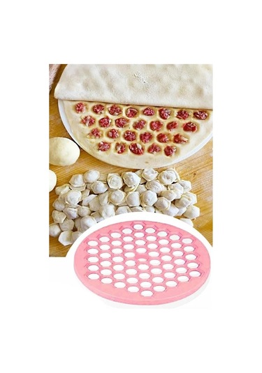 61 Bölmeli Petek Şekilli Pratik Mantı Kesici Açma Kalıbı Mantımatik Çok Renkli