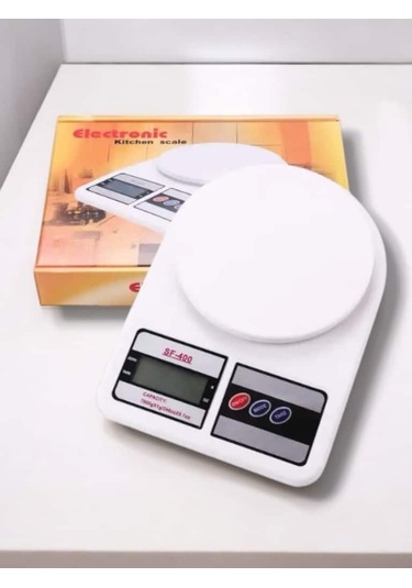 Dijital Hassas Terazi 10 Kg Kapasiteli Beyaz
