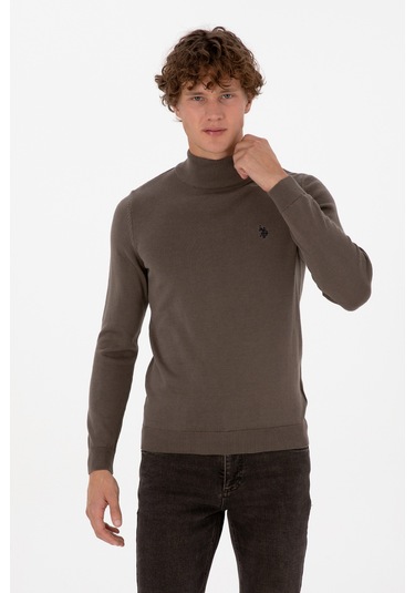 U.s. Polo Assn. Erkek Vizon Kazak /triko 50313712-vr052 Vizon