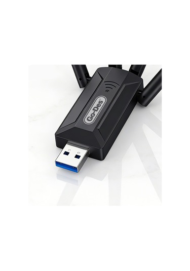 Go-des Gd-wps017 Wi-fi Usb Adaptörü 1200m Siyah