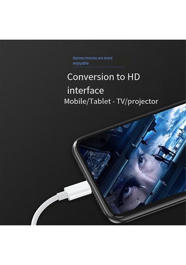 Arayüzünden Hdmı Uyumlu Adaptöre, Telefondan Hdmı Uyumlu Yüksek Çözünürlüklü Reklama Dönüştürücü